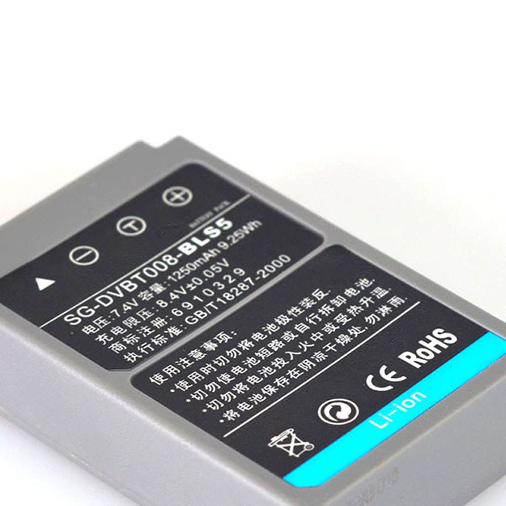 7.4V 1250mAh E-M10 Camera Battery for OLYMPUS Mark III II EPL8 EPL9 EPL5 EP1/2/3 EPL6 EPL7 BLS5/1 EPM3 EPM2 EM10