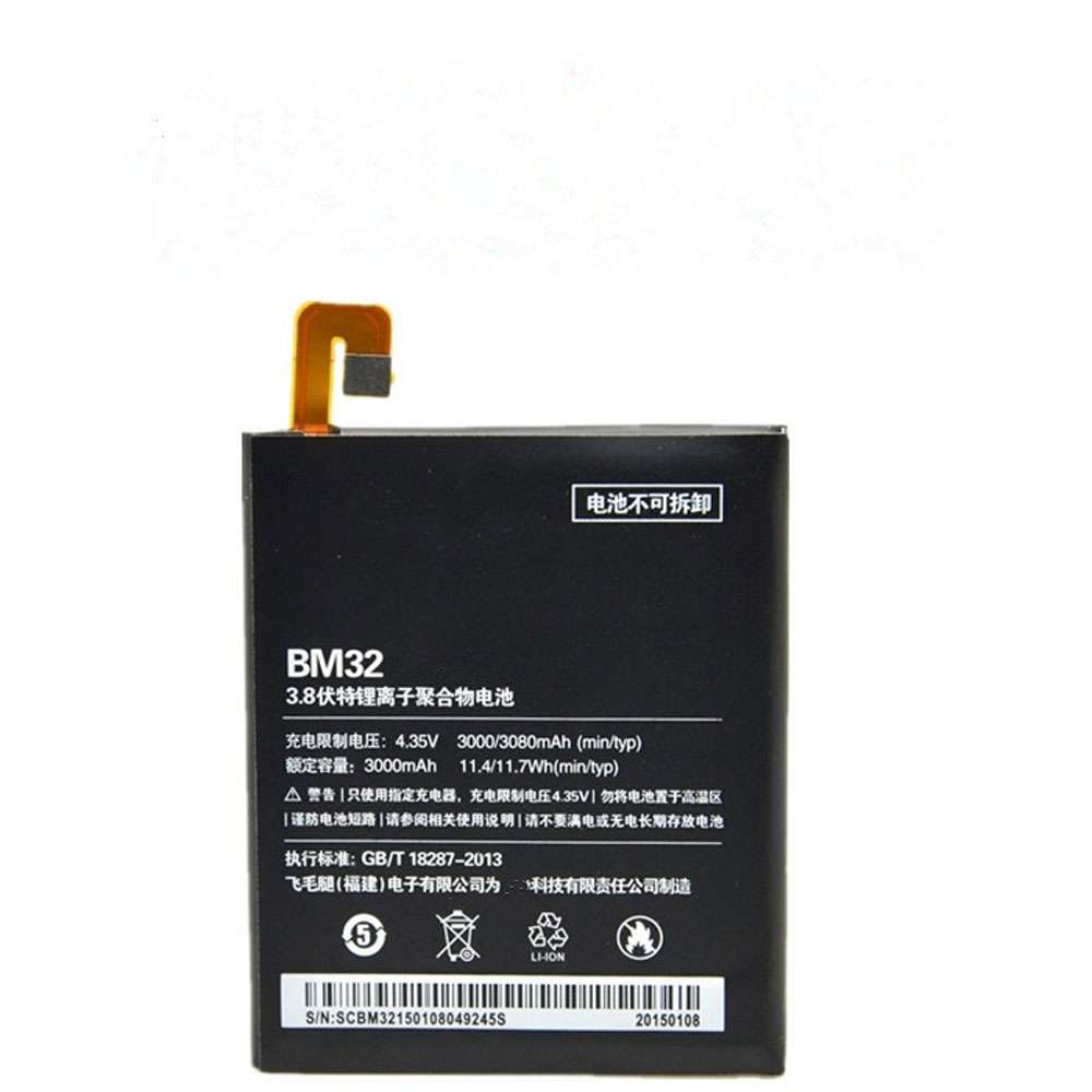 3.8V/4.35V 3000mAh/11.4WH BM32 Smartphone Battery for Xiaomi MIUI 4 M4 Mi4