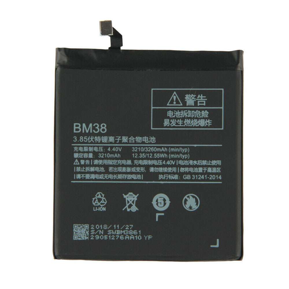 3.85V/4.4V 3210mAh/12.35WH Xiaomi Mi 4S M4s Replacement Battery