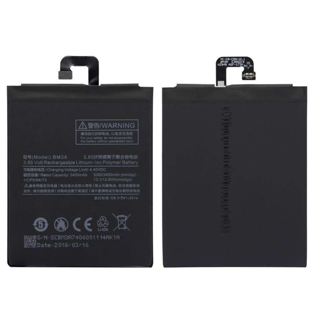 3.85V/4.4V 3300mAh/13.1WH BM3A Smartphone Battery for Xiaomi Note3 Note 3