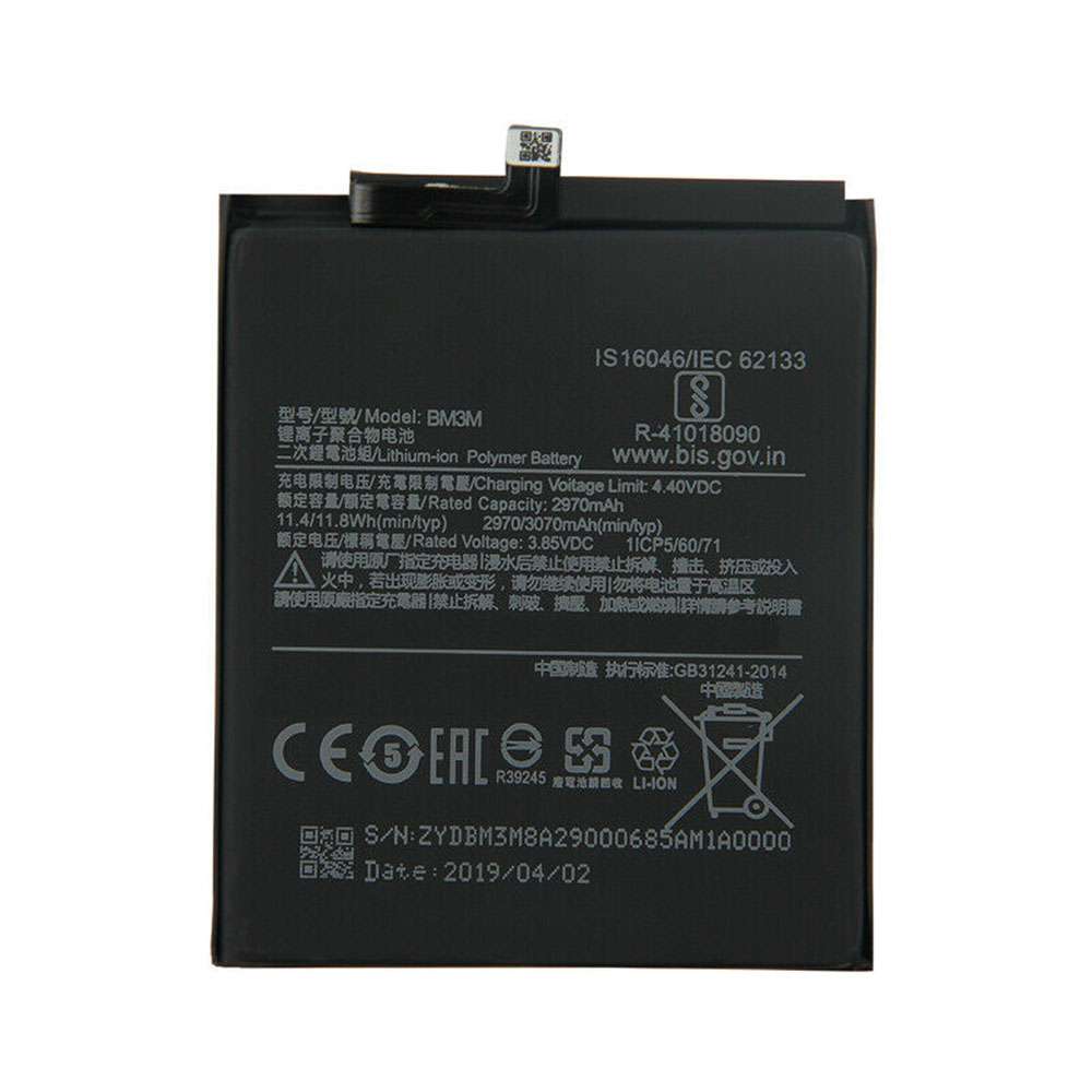 3.85V/4.4V 2970mAh/11.4WH XiaoMi Mi9 SE Mi 9SE Replacement Battery