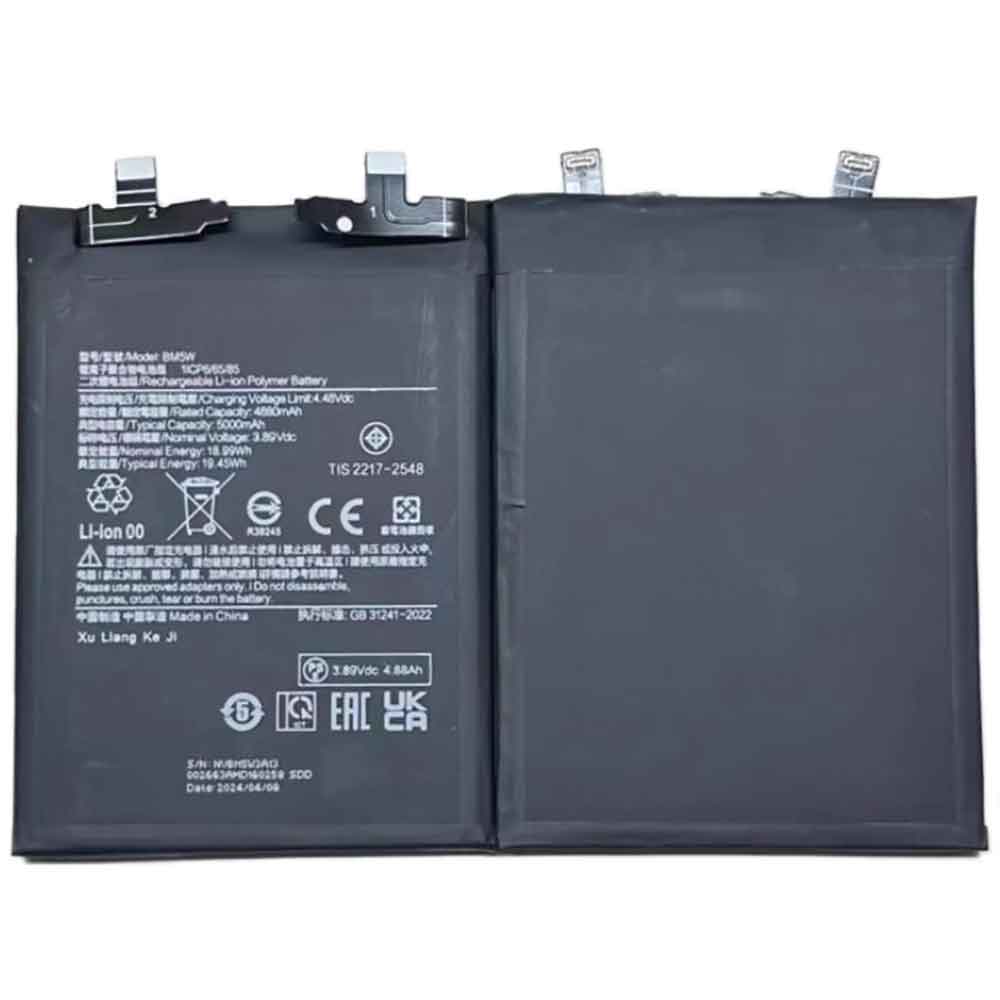 3.89V 5000mAh BM5W Smartphone Battery for Xiaomi Redmi K70 Pro