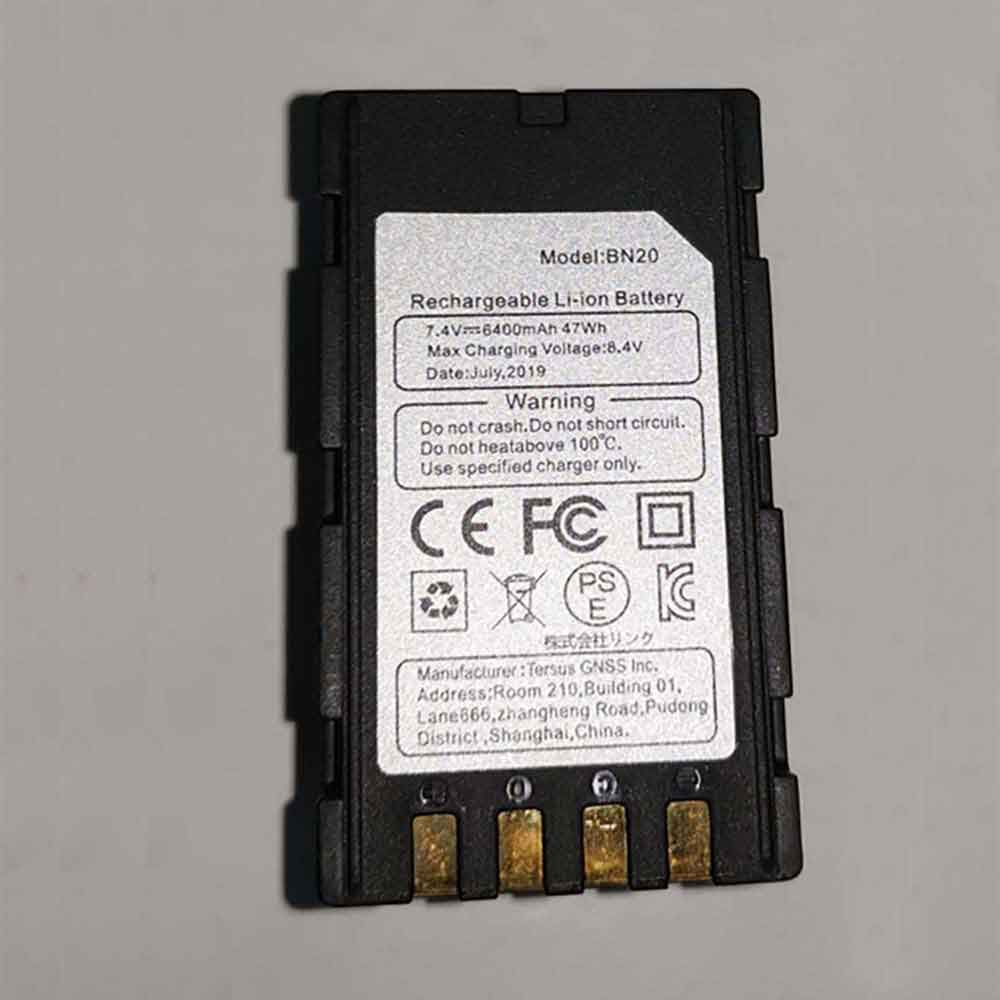 7.4V 6400mAh Tersus BN20 Replacement Battery