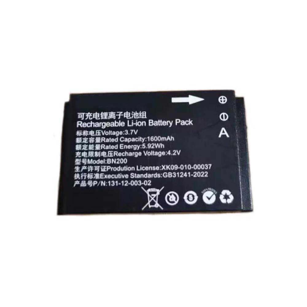 3.7V 1600mAh BN200 Test Equipment Battery for Bhcnav GPS F30 F32 F62 K20H K40 K20B