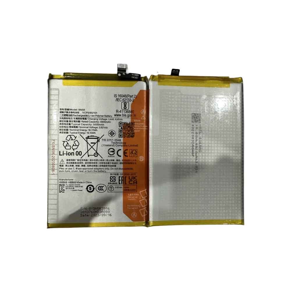 3.82V 5000mAh BN5R Smartphone Battery for Xiaomi BN5R