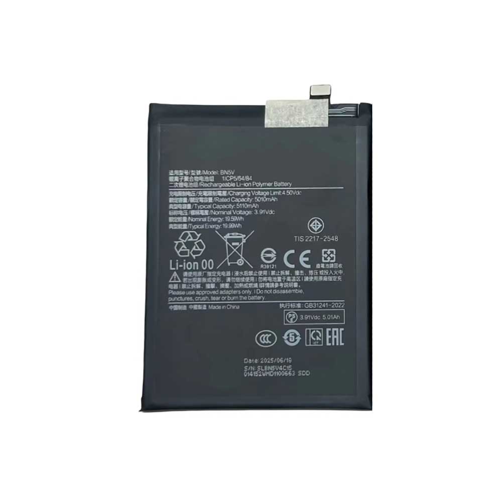 3.91V 5110mAh BN5V Smartphone Battery for Xiaomi POCO X7