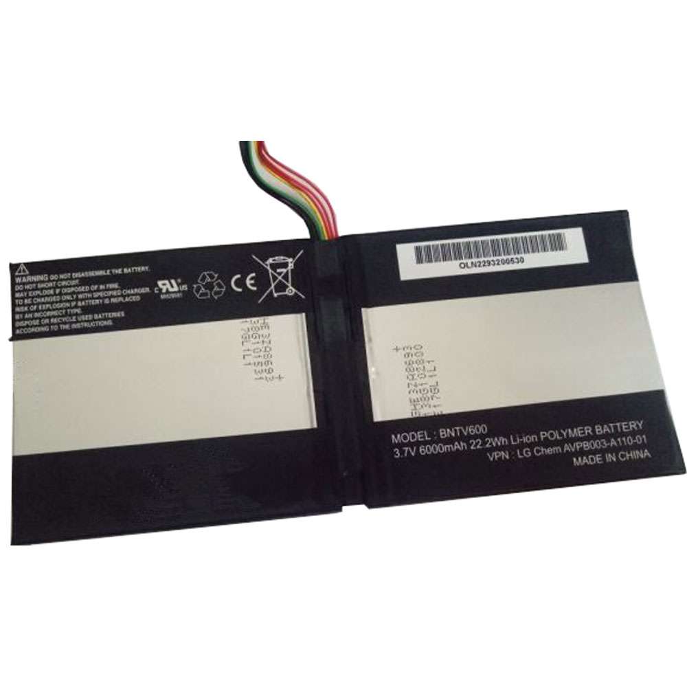 3.7V 6000mah BNTV600 Smartphone Battery for Barnes & Noble Nook HD+ Plus, NOOK HD+ 9inch