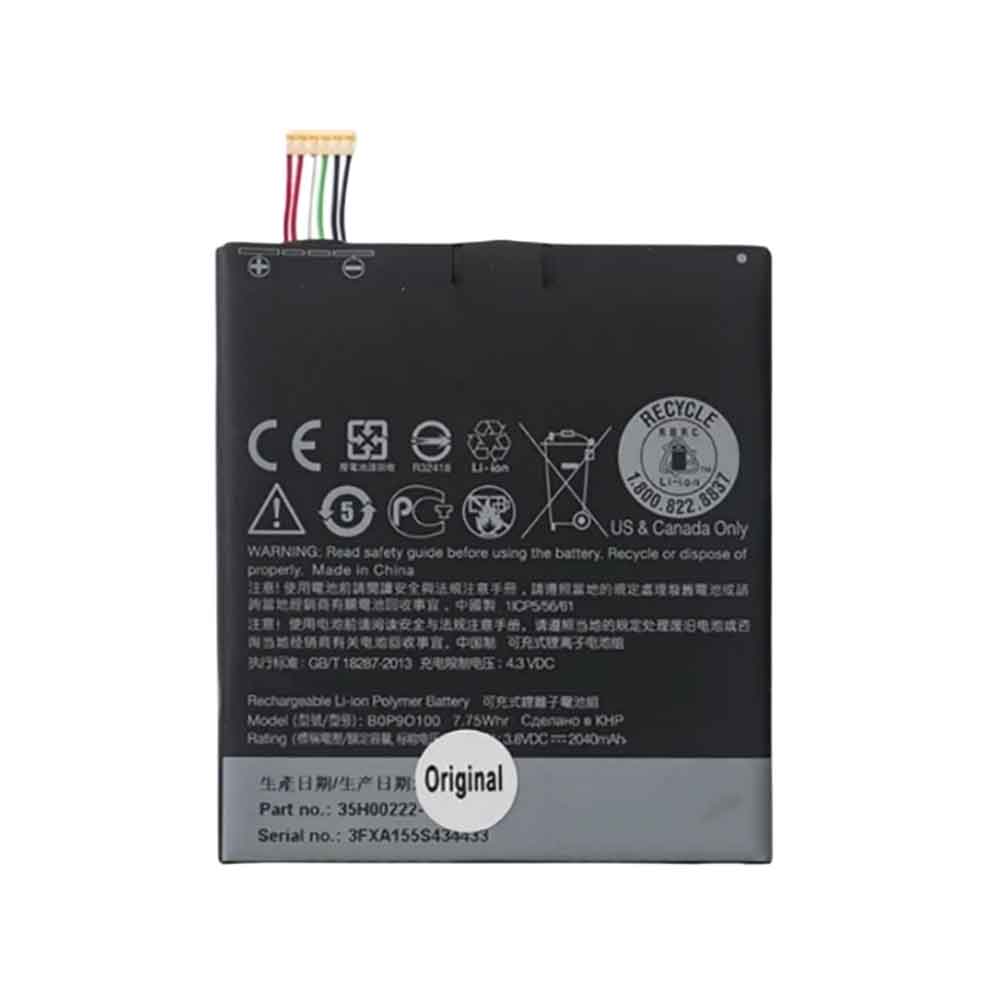 3.8V 2040mAh BOP9O100 Smartphone Battery for HTC Desire 610 612 D610n