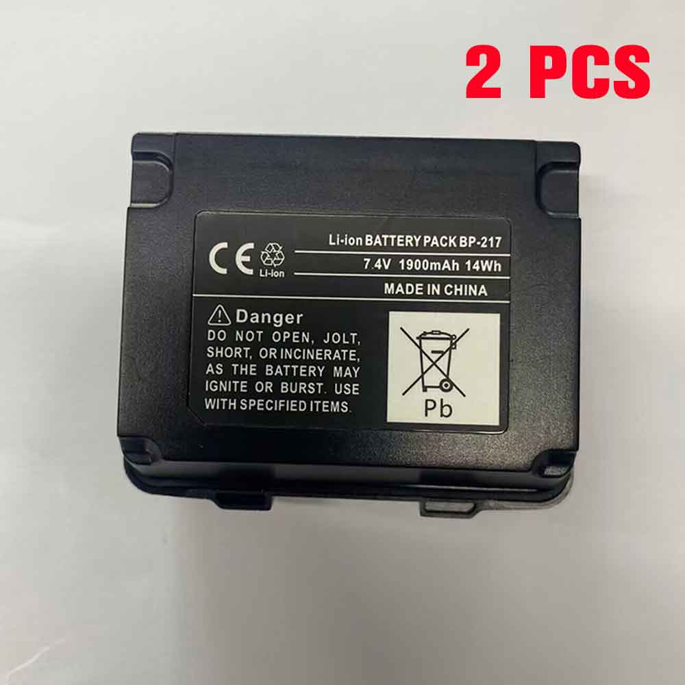7.4V 1900mAh BP-217Li Radio Communication Battery for ICOM IC-E91 IC-T90 IC-T90A IC-T91 ID-91