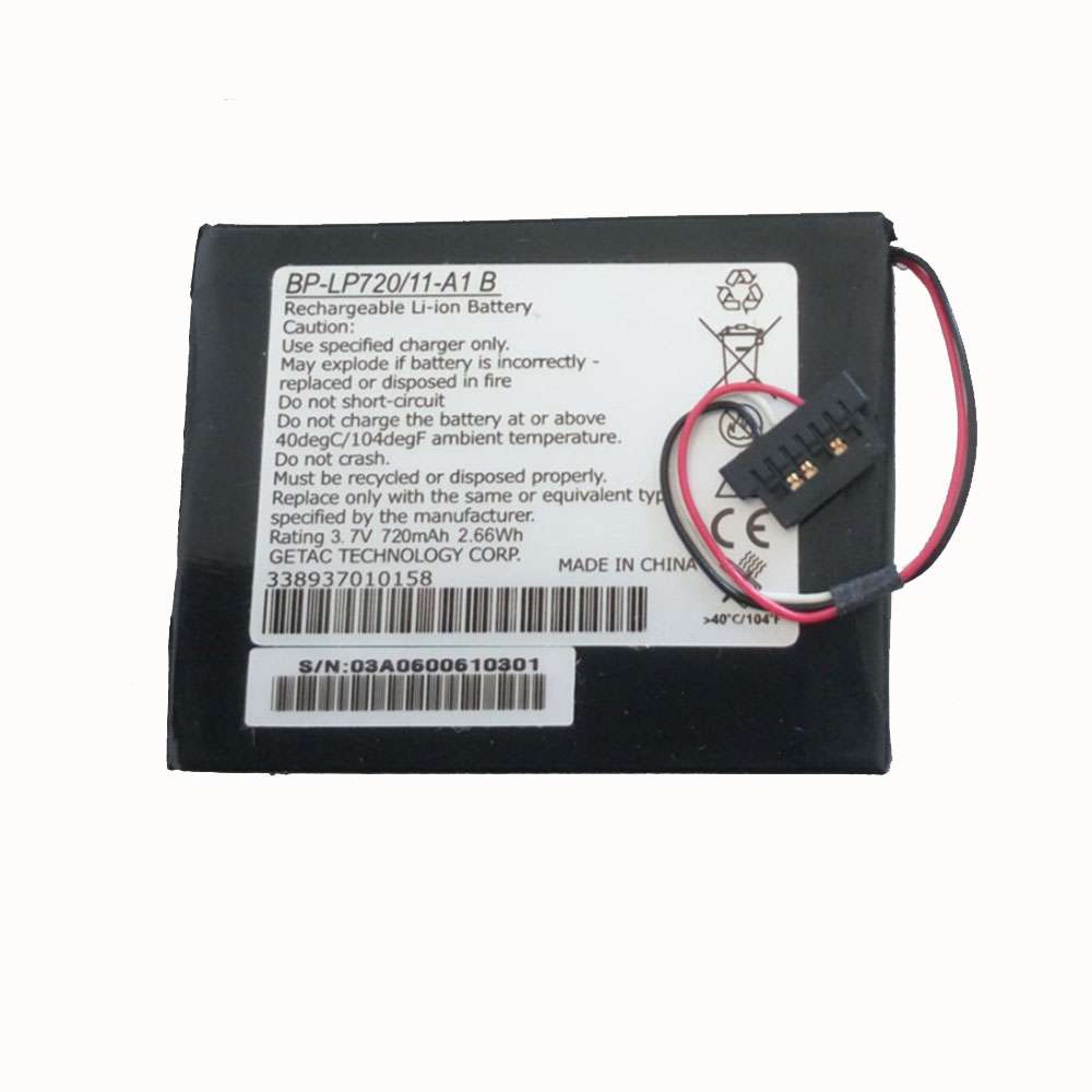 3.7V 720MAH/2.66Wh BP-LP720 Smartphone Battery for Getac BP-LP720 BP-LP720/11-A1 B