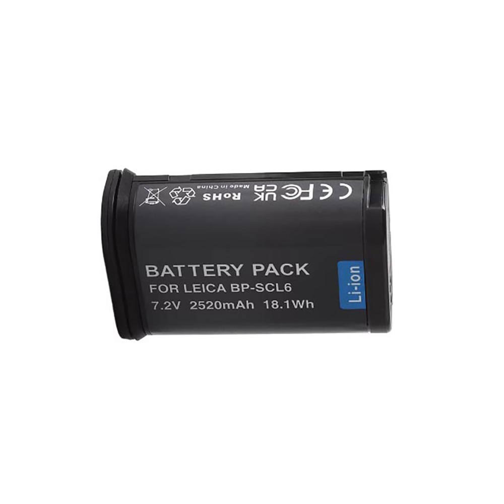 7.2V 2520mAh BP-SCL6 Camera Battery for Leica Q2, Q3, SL2, SL2S 19 531