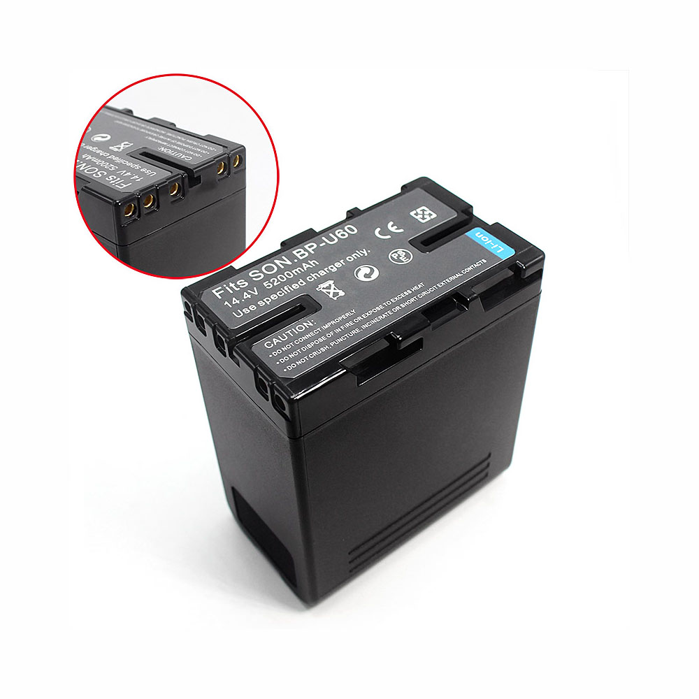 14.4V 5200mAh Sony PMW-100PMW-200 PMW-EX1 PMW-EX1R PMW-EX3 Replacement Battery