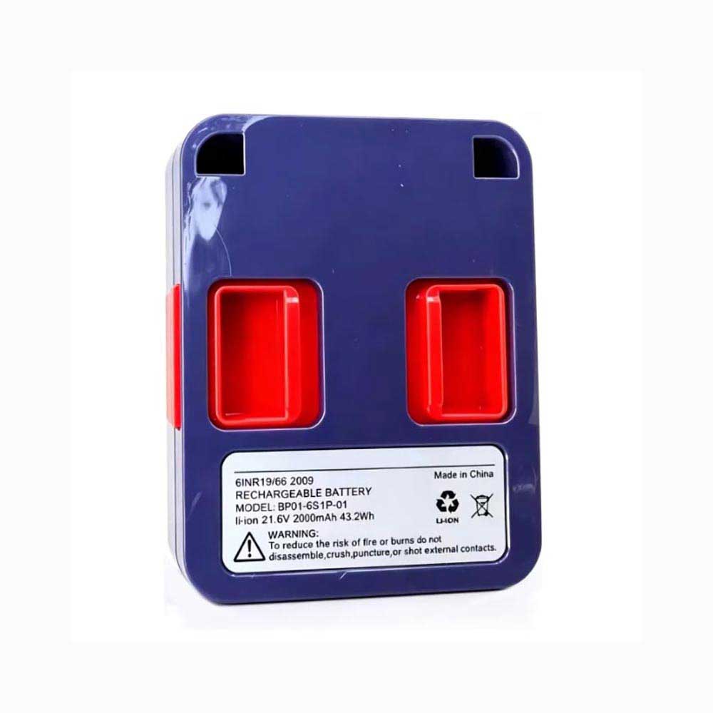 21.6V 2000mAh BP01-6S1P-01 Vacuum Cleaner Battery for Jashen D16 D18 D8