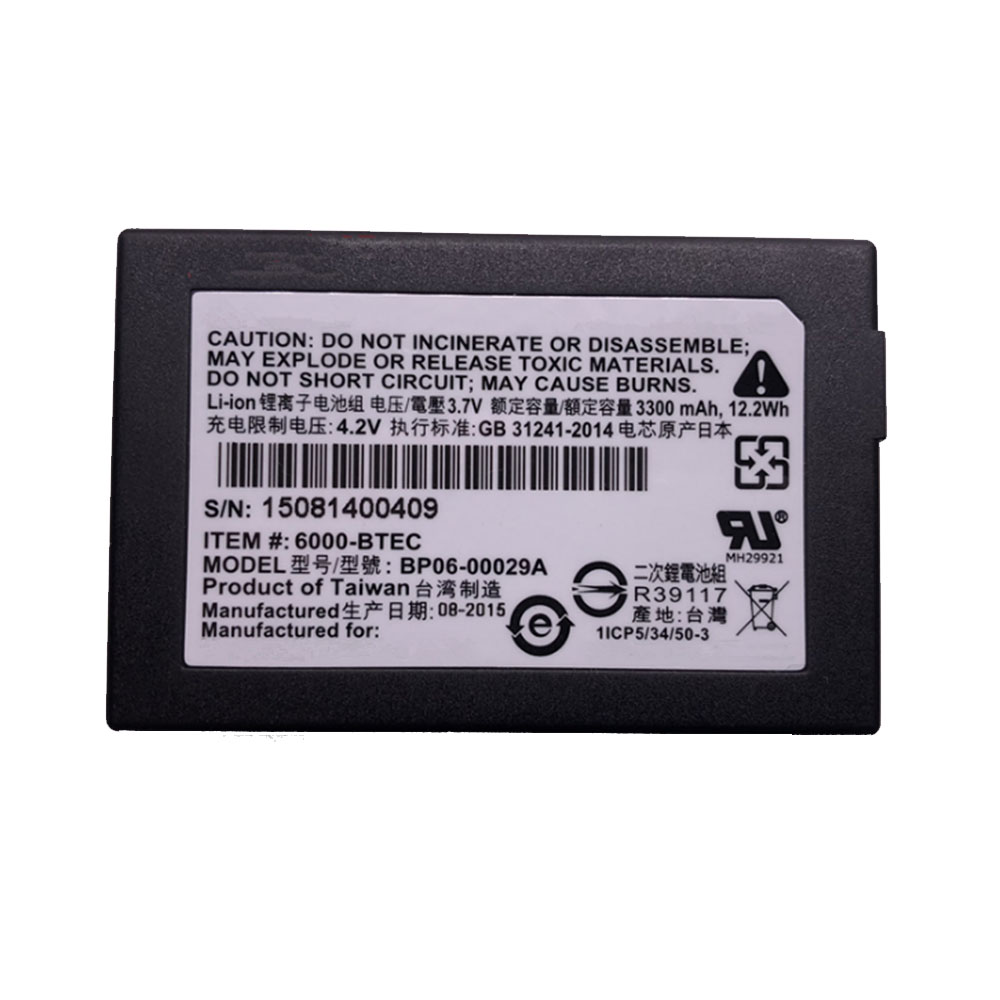 3.7V 3300mAh Honeywell 6100 6110 6500 5100 Replacement Battery