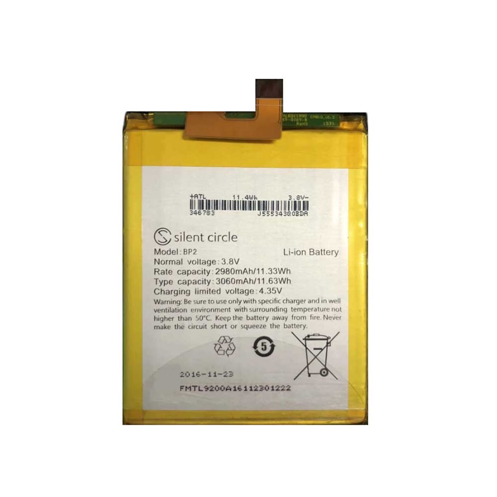 3.8V 2980mAh BP2 Smartphone Battery for Blackphone 2