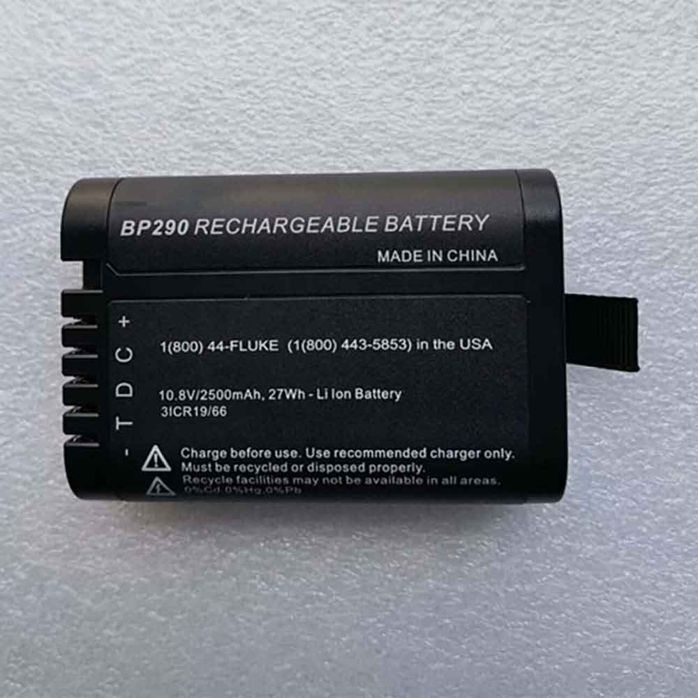 10.8V 2500mAh/27Wh BP290 Power Tool Battery for Fluke 123B/124B/125B 120B series