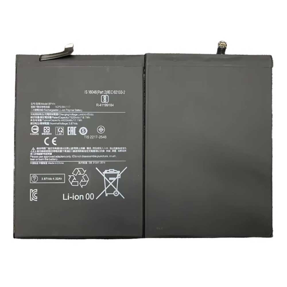 3.87V 4320mAh BP4N Tablet Battery for Xiaomi Pad 6