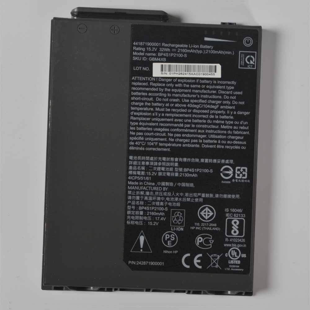 15.2V 2160mAh/32Wh BP4S1P2100-S Tablet Battery for Getac RX10 RX10H