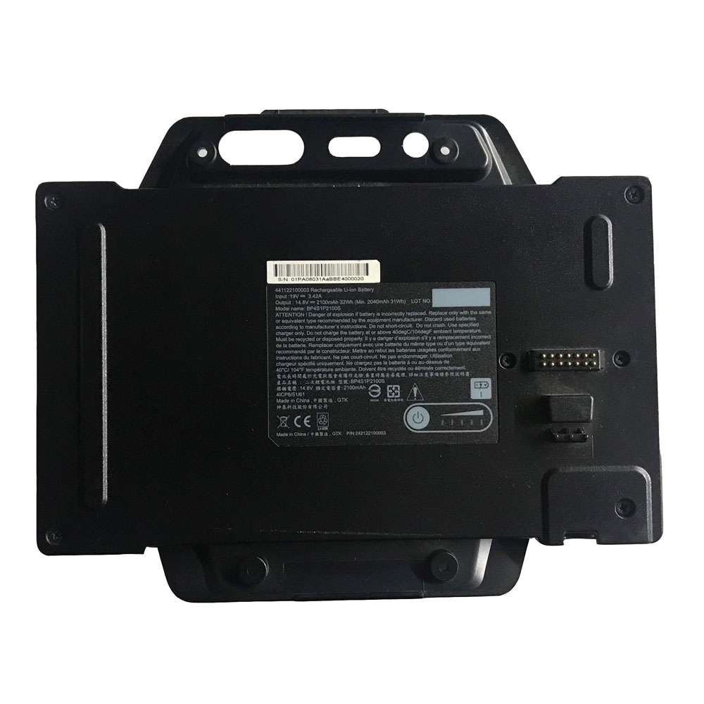 14.8V 32Wh/2100mAh Getac 4ICP6/51/61 441122100003 Series Replacement Battery