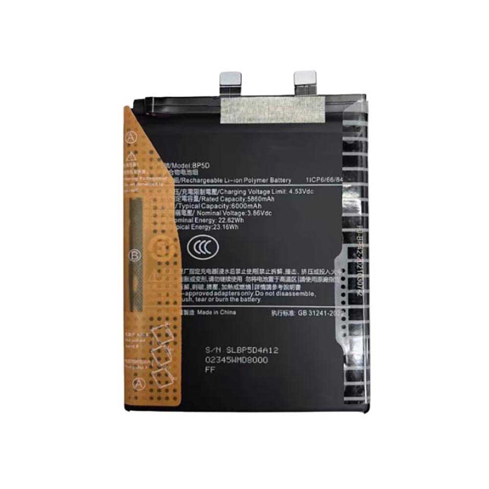3.86V 6000mAh BP5D Smartphone Battery for Xiaomi Redmi K80 Pro