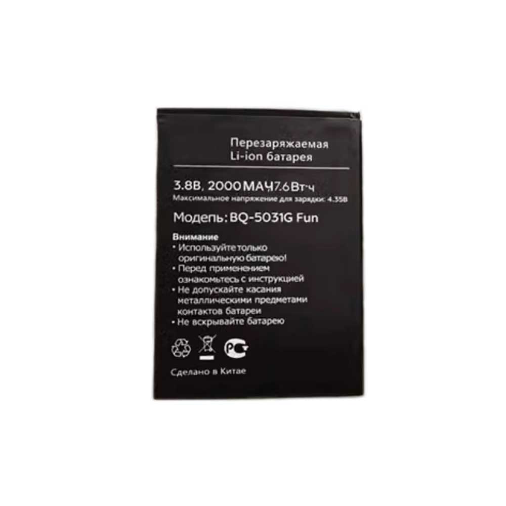 3.8V 2000mAh BQ-5031G Smartphone Battery for BQ BQ-5031G