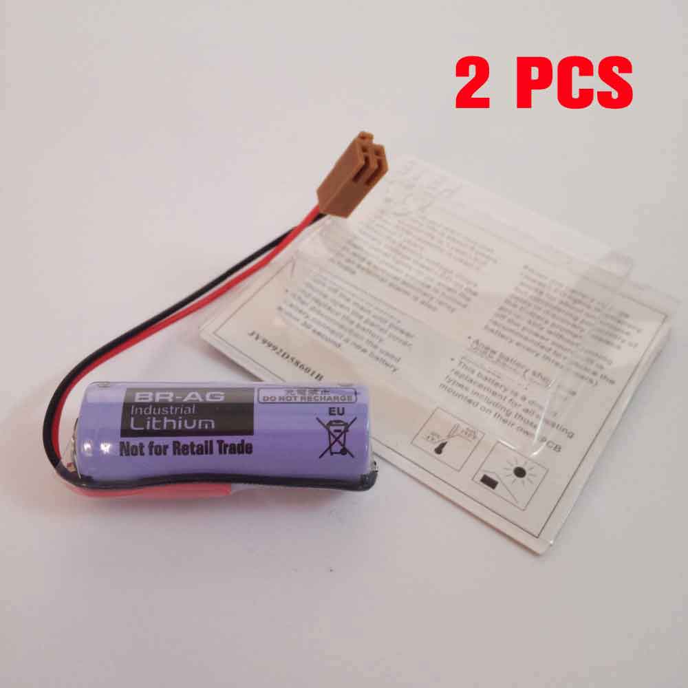 3V 1800mAh BR-AG PLC Battery for Panasonic BR-AG(Brown Plug)