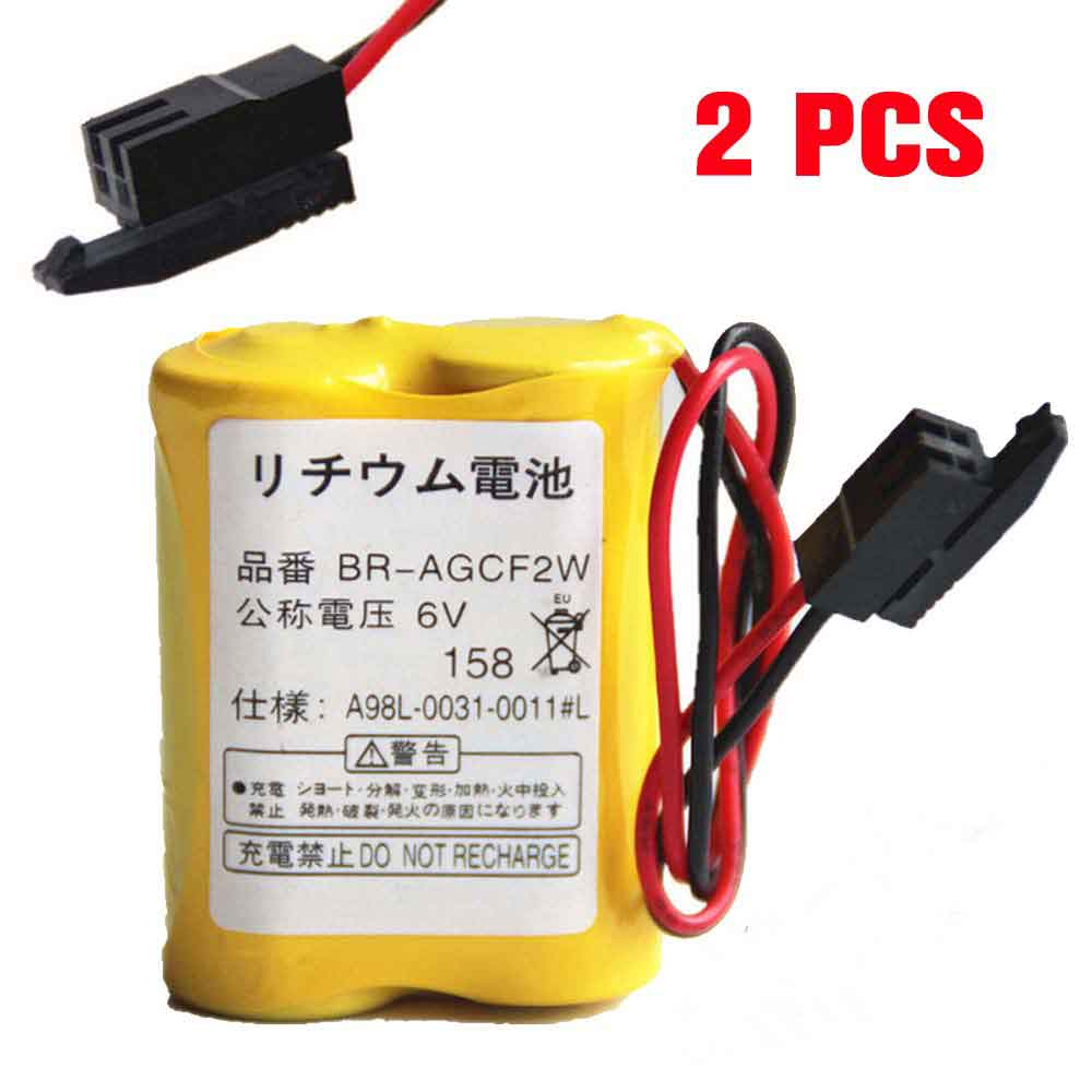 6V 1800mAh Cutler Hammer GE Fanuc A98L-0031-0011/L Replacement Battery