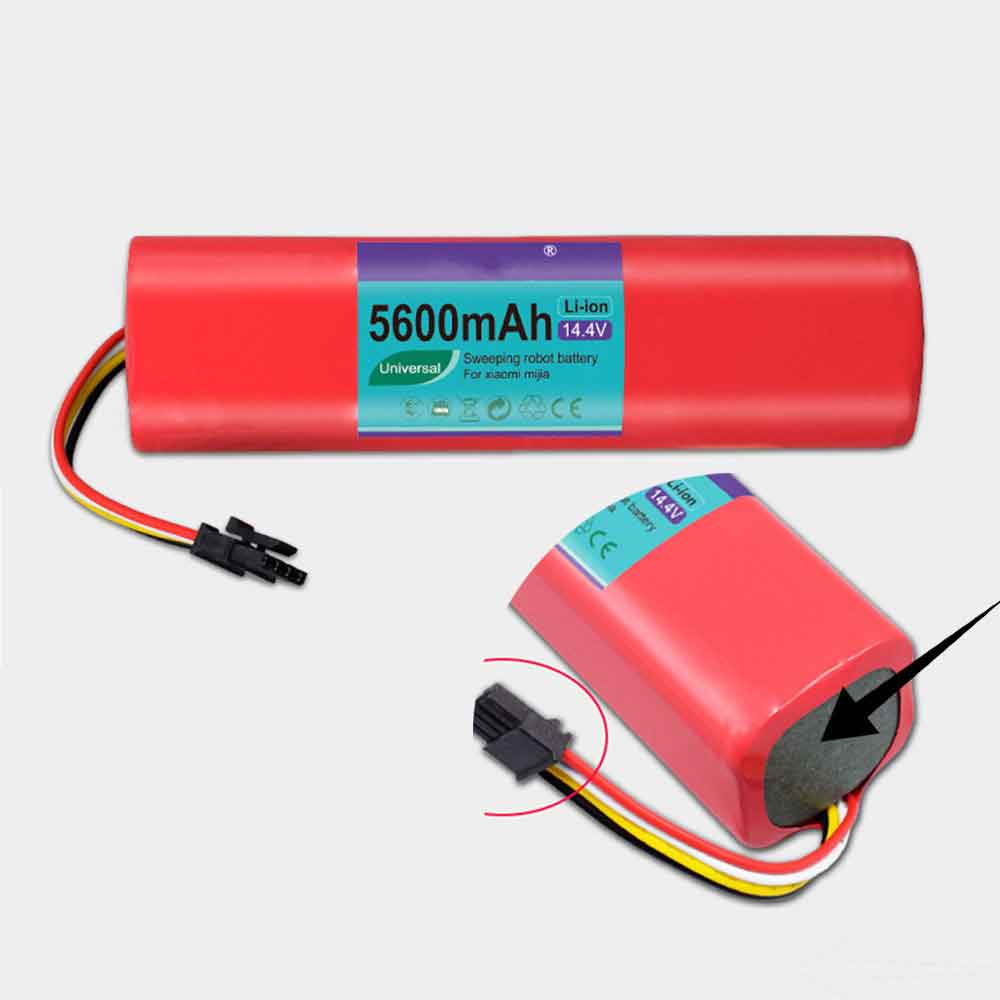 BRR-2P4S-5200S 5600mAh Replacement battery for Xiaomi Robot Vacuum Cleaner Roborock S50 S51