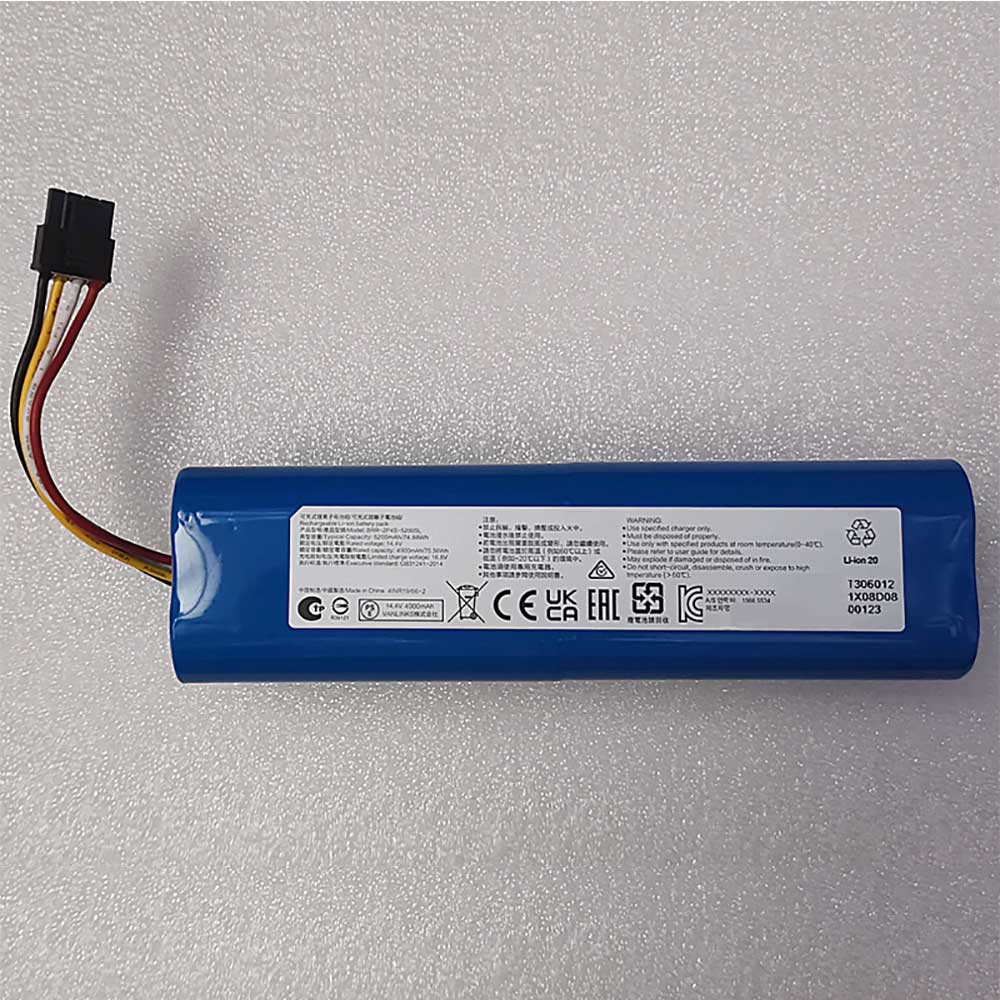 14.4V 4900mAh BRR-2P4S-5200SL Vacuum Robot Battery for Xiaomi 1C 1T S10 S20 B101CN STYTJ01ZHM