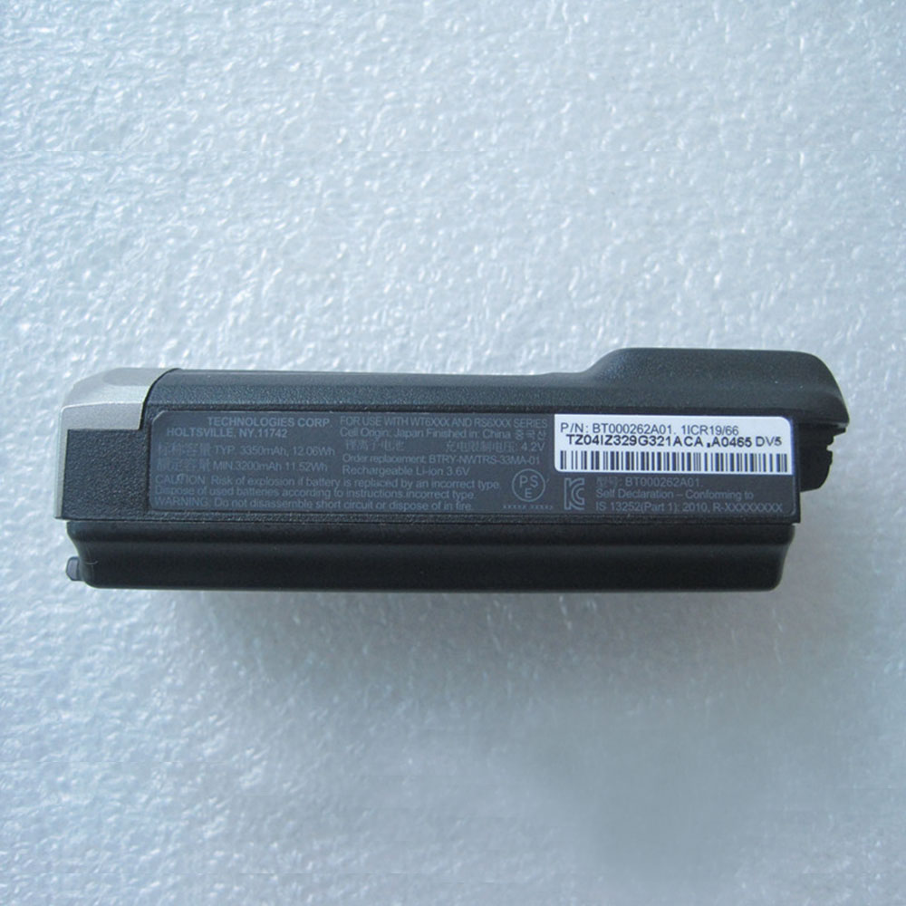 3.6V 3350mAh Zebra WT6000 WT60XX RS6000 Replacement Battery