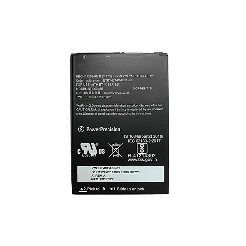 3.87V 6000mAh BT-000455 Tablet Battery for Zebra BTRY-ET4X-8IN1-IN ET4X Series