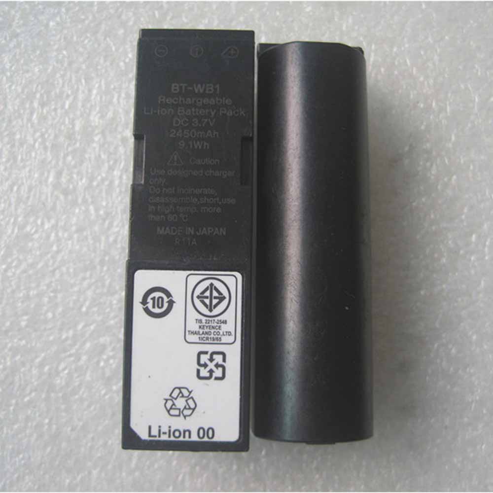 3.7V 2450mAh BT-WB1 Barcode Scanners Battery for Keyence BT-WB1
