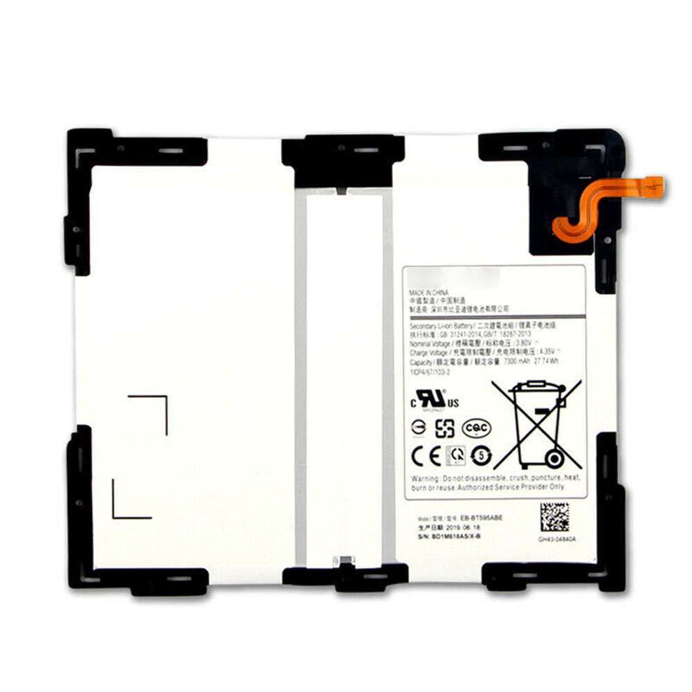 3.8V/4.35V 7300mAh/27.74WH Samsung Galaxy Tab A2 10.5 SM-T590 T595 Replacement Battery
