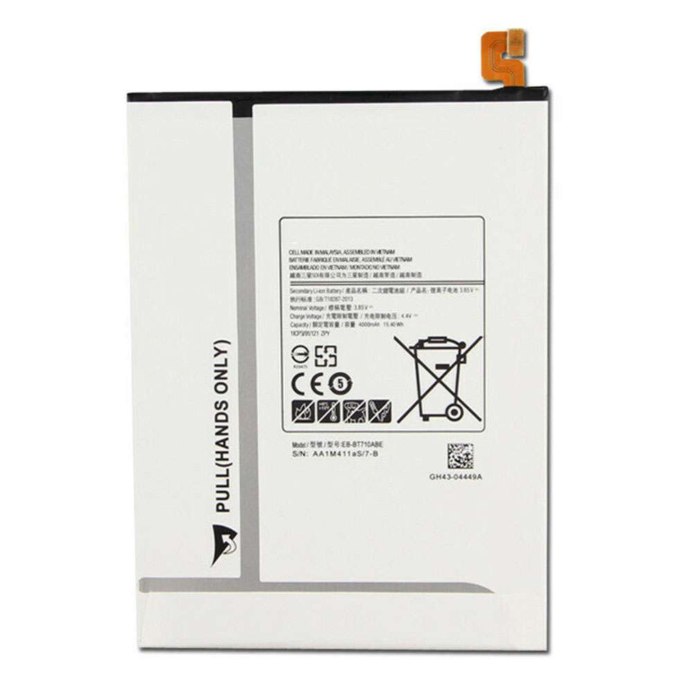 3.85V/4.4V 4000mAh/15.40WH Samsung Tab S2 8.0 T710 T715 SM T713N T719C Replacement Battery