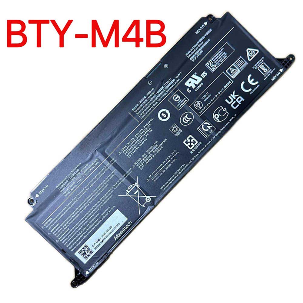 11.55V 3950mAh BTY-M4B Laptop Battery for MSI F13MG-206XES Modern 14
