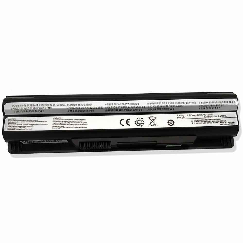 11.1V 4400mAh BTY-S14 Laptop Battery for MSI GE60 GE70 CR41 CX61 CR70 CR650 FR400 FX420 FX600