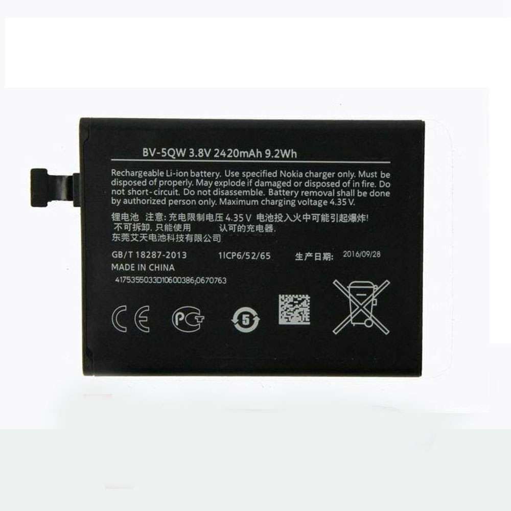 3.8V/4.35V 2420mAh/9.2WH Nokia Lumia 929 930 RM927 Replacement Battery