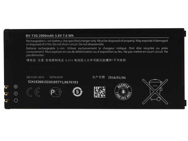 3.8V 2000mAh/7.6Wh  Nokia Microsoft Lumia 650 Replacement Battery