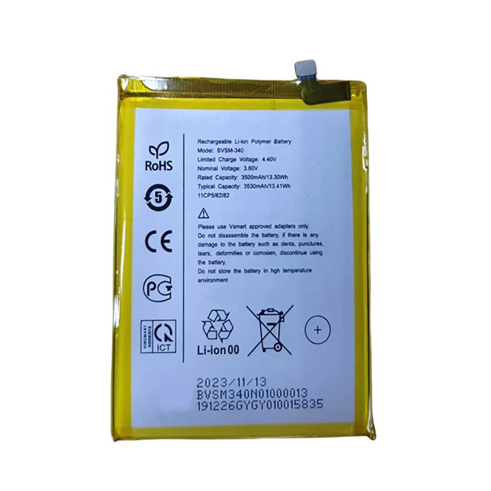 3.80V 3500mAh BVSM-340 Smartphone Battery for Vsmart Star 4