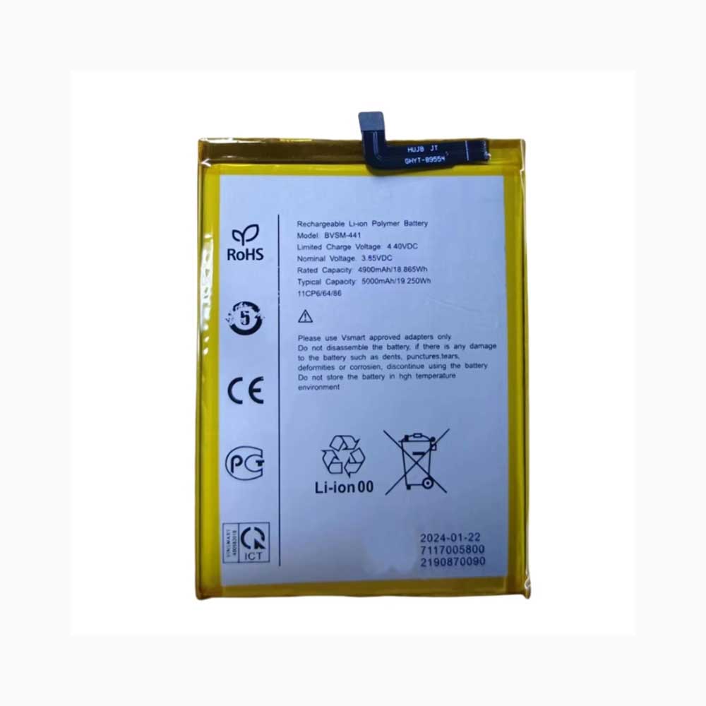 3.85V 5000mAh BVSM-441 Smartphone Battery for Vsmart Joy 4