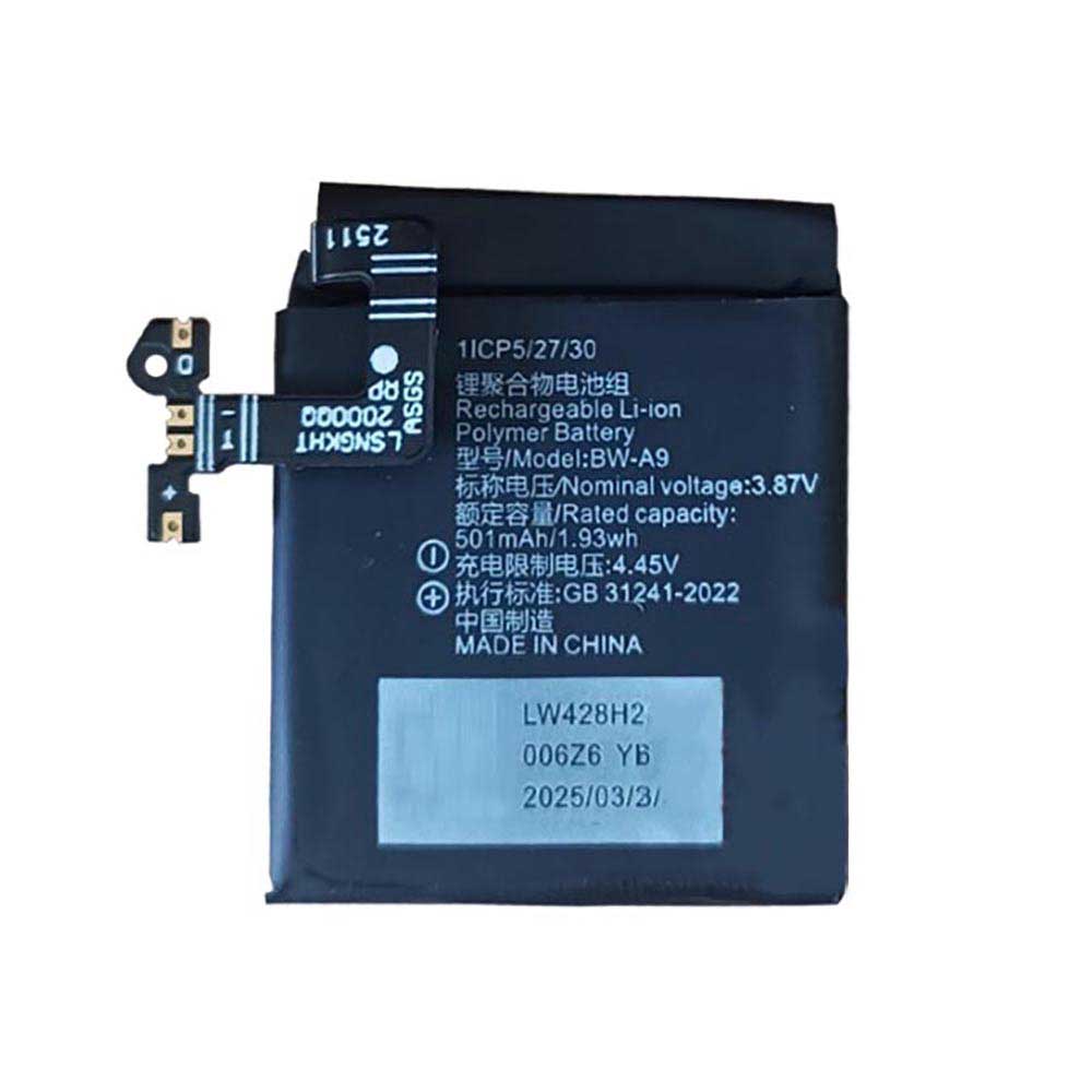 3.87V 501mAh BW-A9 Smart Watch Battery for Vivo Watch2 WA2156A