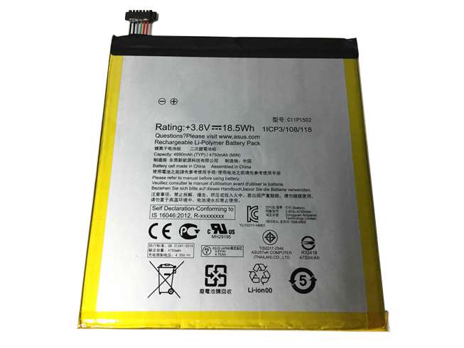 3.8V 4750mAh Asus ZENPAD 10 Z300C Z300CL Z300CG 10.1 Replacement Battery