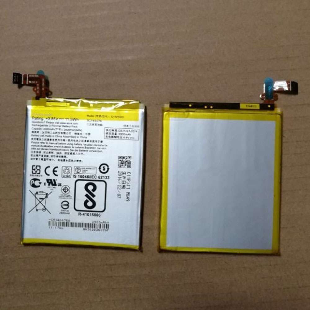 3.85V/4.4V 3000MAH/11.5Wh C11P1605 Smartphone Battery for Asus zenfone C11P1605