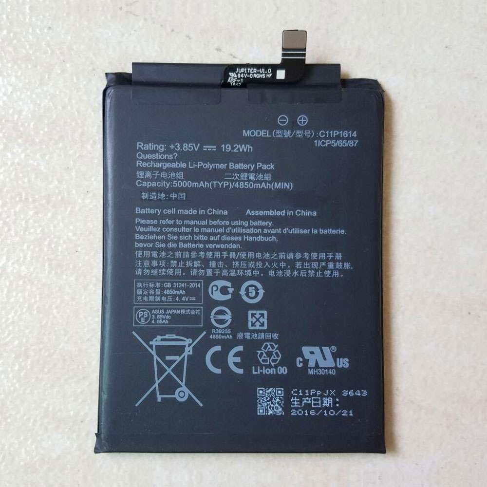 3.85V 5000MAH/19.2WH Asus ZenFone 3s Max ZC521TL X00GD Replacement Battery