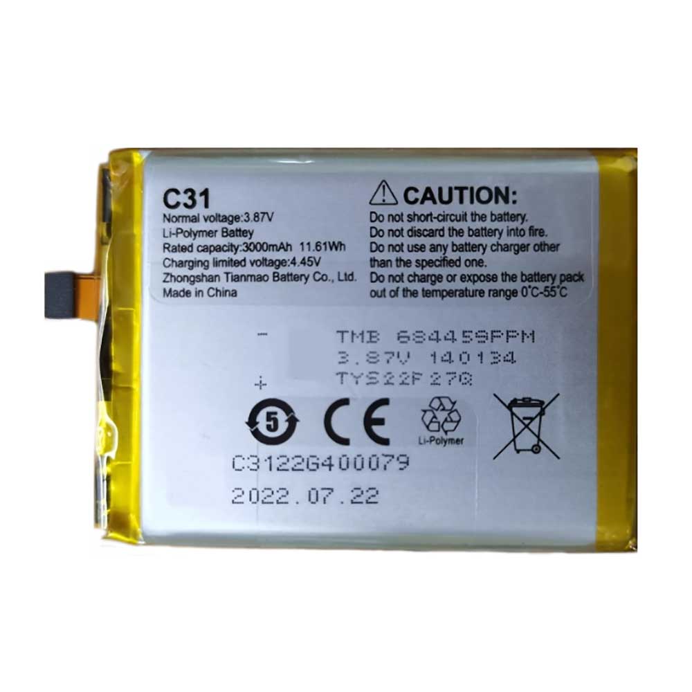 3.87V 3000mAh C31 Smartphone Battery for Cubot C31