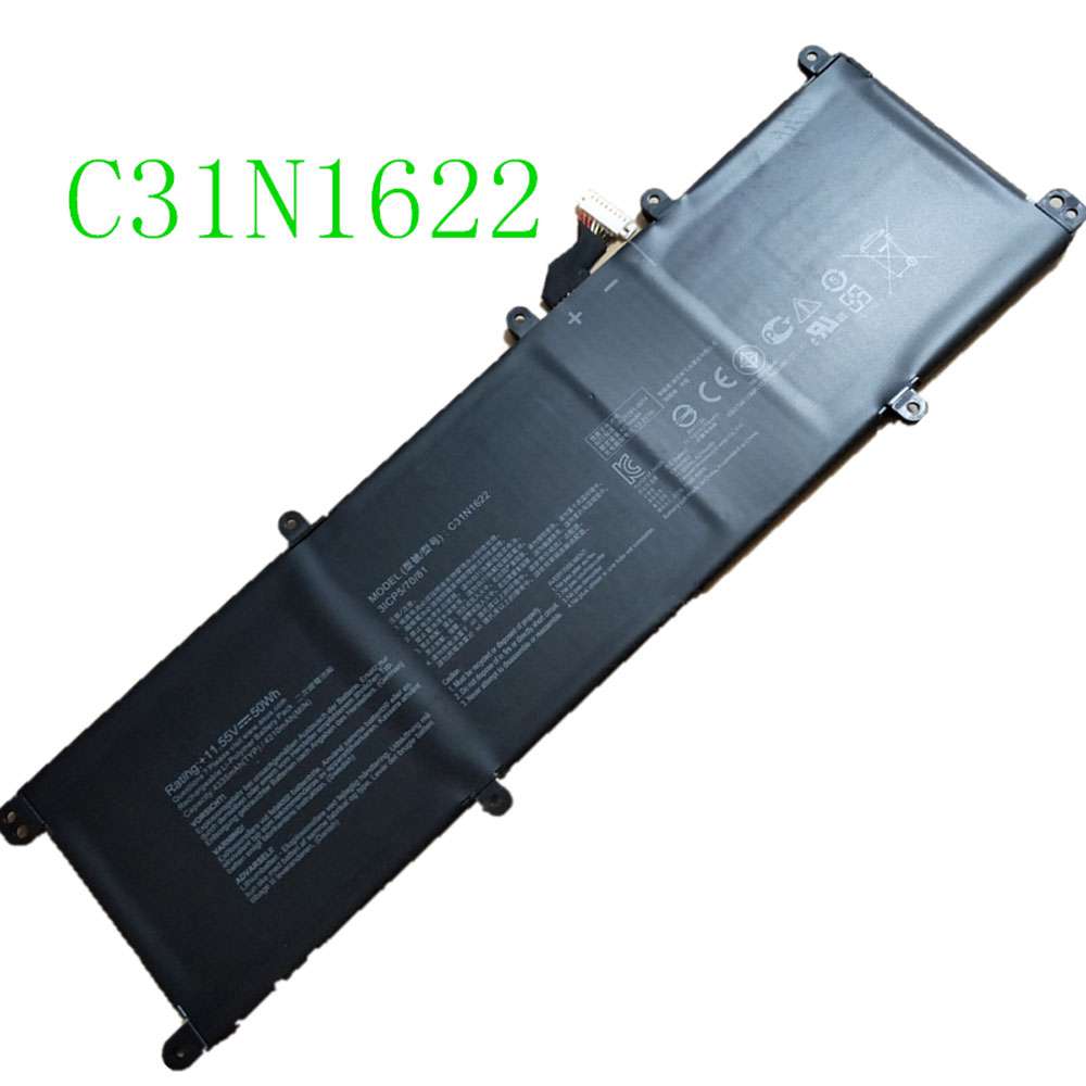 11.55V 4210mAh/50WH C31N1622 Laptop Battery for Asus UX3430UA UX430UA UX530UQ UX530UX 31CP5/70/81