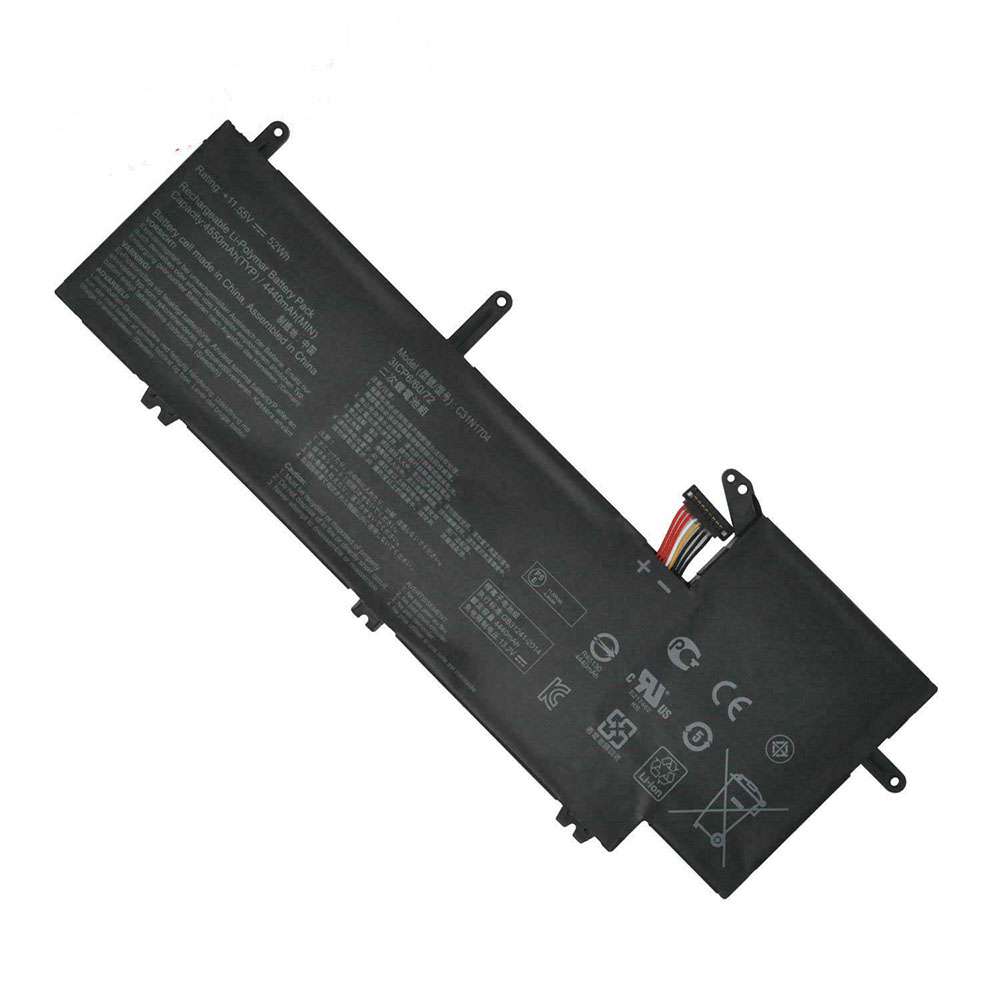 11.55V/13.2V 4440mAh/52WH C31N1704 Laptop Battery for Asus Q535U Q535UD-BI7T11 0B200-02650000M