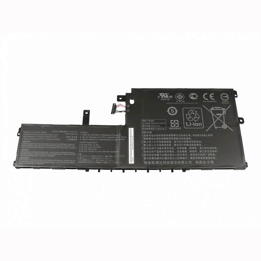 11.4V/13.05V 4840mAh/56WH C31N1721 Laptop Battery for Asus E406SA L406SA L406MA E406MA