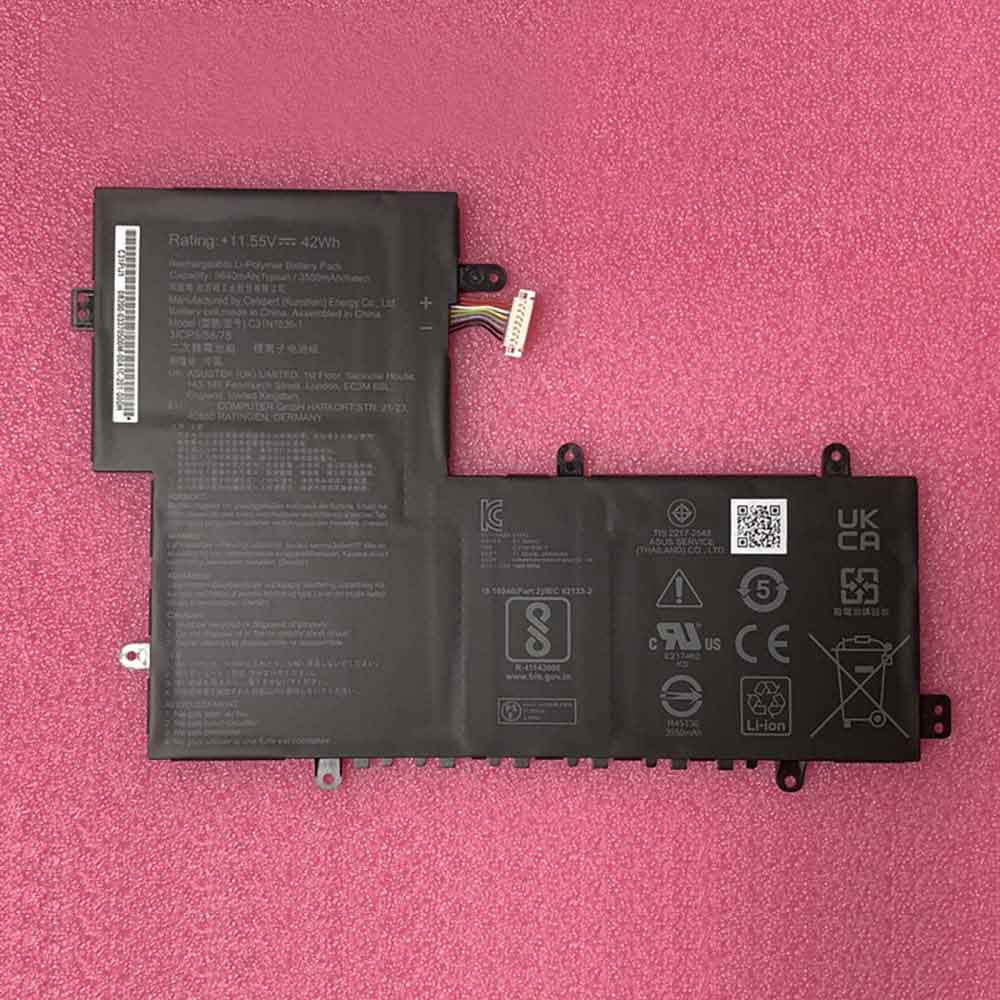 11.55V 3640mAh C31N1836 Laptop Battery for Asus Chromebook Flip C204MA C214MA C204MA-1A C214MA-BU0003