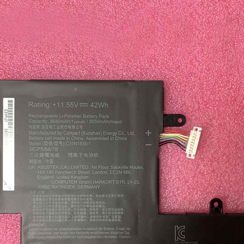 Asus Chromebook Flip C204MA C214MA C204MA-1A C214MA-BU0003 battery